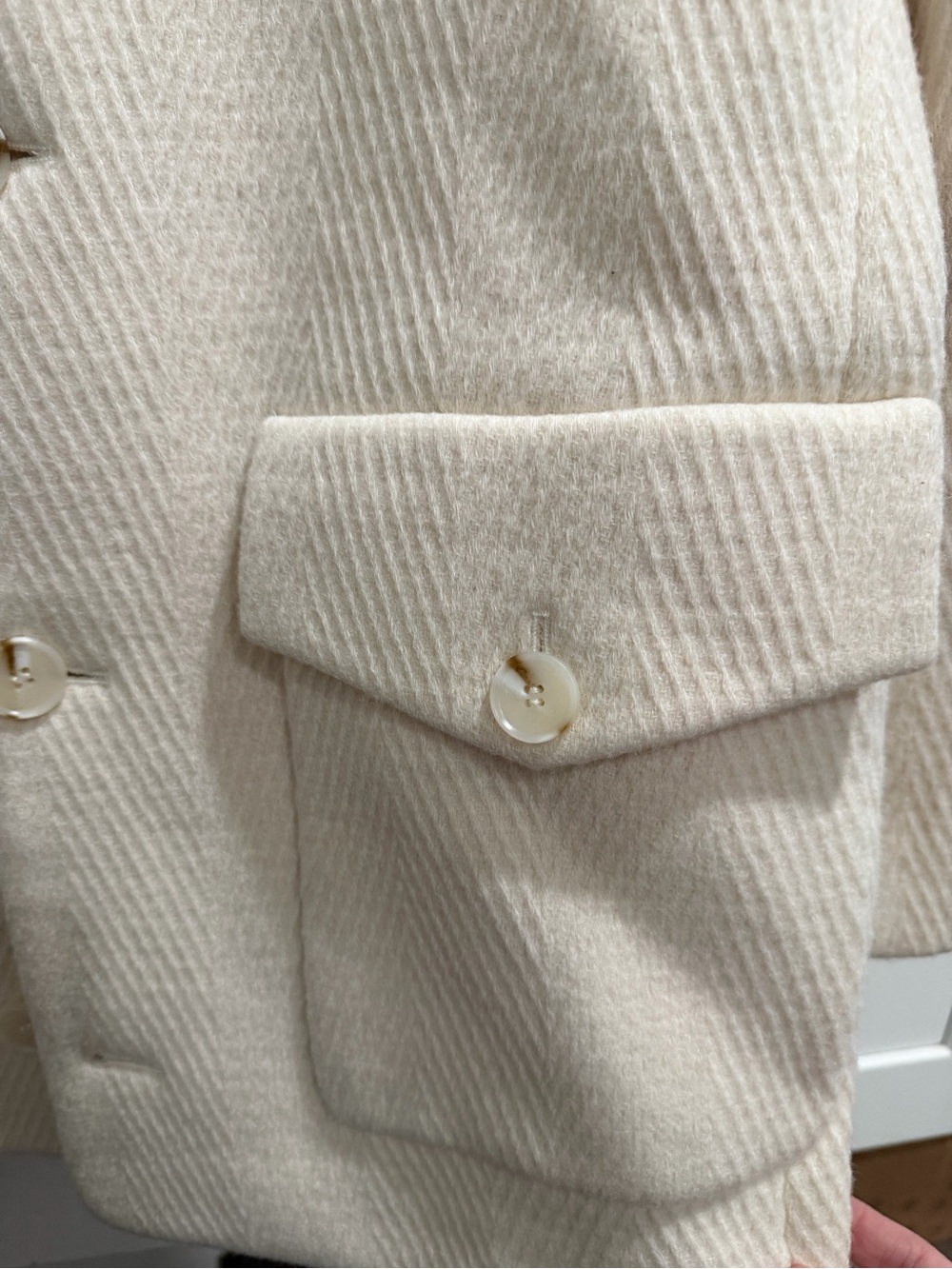 The Very Oversized Blazer in Ivory - Picture 8 of 13